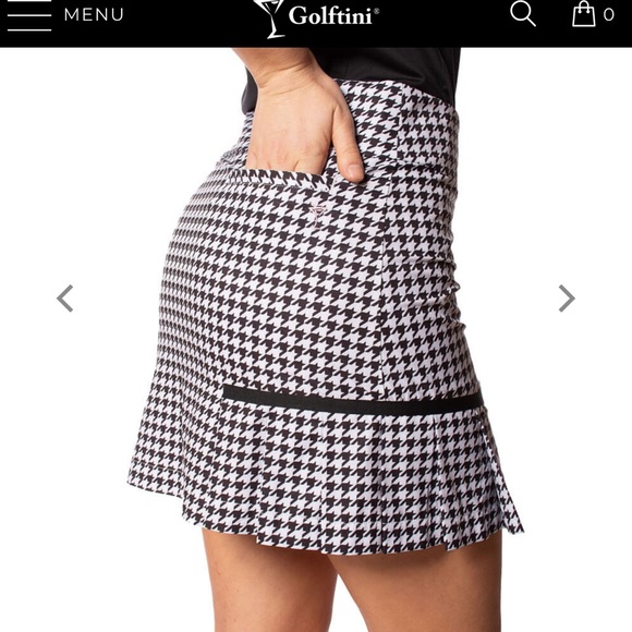 Golftini Houndstooth Golf skirt skort - Picture 1 of 9